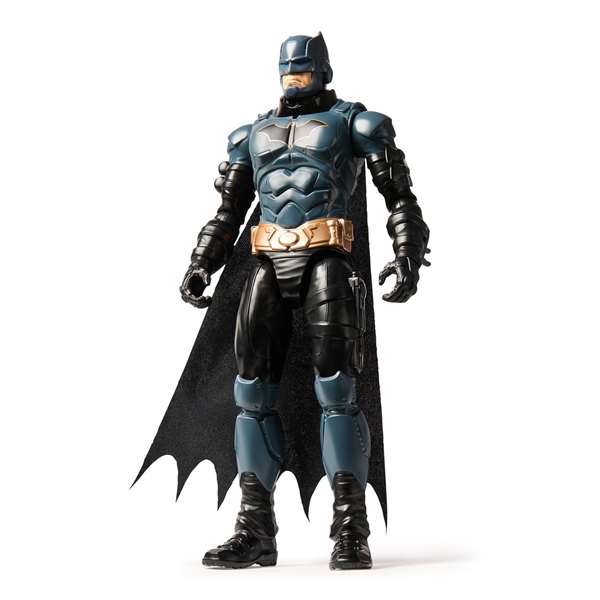 Spin Master - Vehículo Batmóvil + Figura Batman 30 cm - Juguete de Acción - 53,34x31,75x13,30 cm