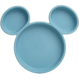 Thermobaby AAAIA11508 Plato con Diseño de Silueta de Cabeza de Mickey Mouse para Niños