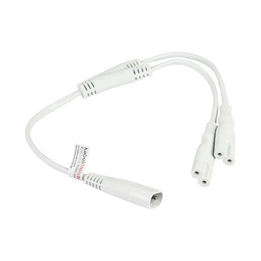 Kabelmeister Cable divisor de alimentación C8 a 2x C7/EU, 0,3m Kabelmeister Cable divisor de alimentación C8 a 2x C7/EU, 0,3m