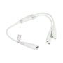 Kabelmeister Cable divisor de alimentación C8 a 2x C7/EU, 0,3m