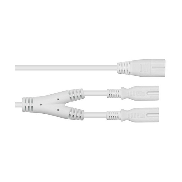 Kabelmeister Cable divisor de alimentación C8 a 2x C7/EU, 0,3m Kabelmeister Cable divisor de alimentación C8 a 2x C7/EU, 0,3m