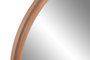 DKD Home Decor Espejo Ovalado de Hevea y Cristal 55x110 cm