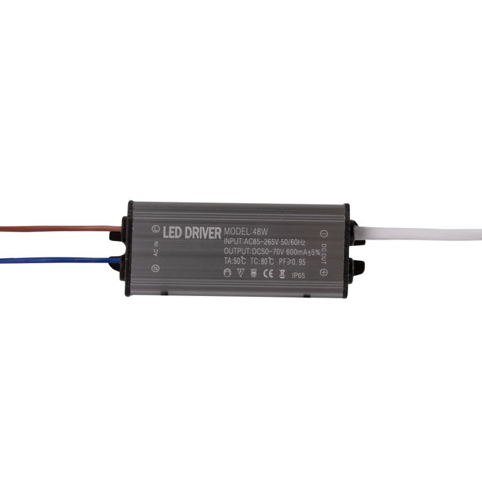 Driver No Dimable 42W para Panel LED Fuente Alimentación Constante