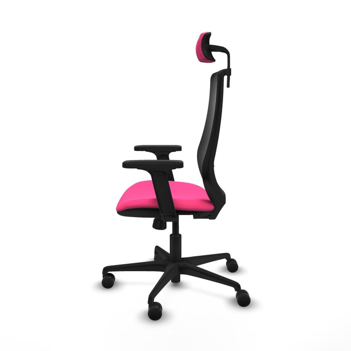 PIQUERAS Y CRESPO Silla de oficina Mardos con mecanismo Sincro, Rosa y Negro PIQUERAS Y CRESPO Silla de oficina Mardos con mecanismo Sincro, Rosa y Negro