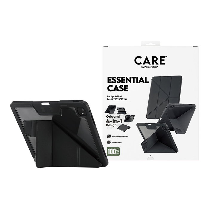 PanzerGlass CARE Essential Case para iPad Pro 13 (2024-2025) - Funda TPU, Negro