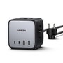 UGREEN DigiNest Pro 1 salida AC Tipo C, 4 puertos USB, 3680 W, Gris