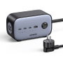 UGREEN DigiNest Pro 1 salida AC Tipo C, 4 puertos USB, 3680 W, Gris