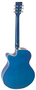 Guitarra Acústica Admira Indiana Azul Satinada