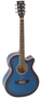 Guitarra Acústica Admira Indiana Azul Satinada