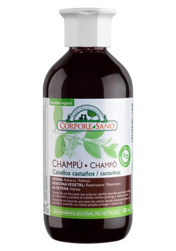 CORPORE SANO Champú Henna Catechu Castaño 300ml