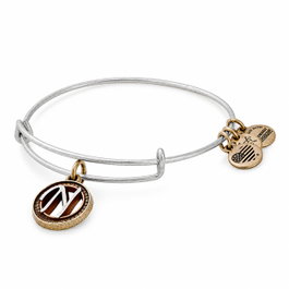 Alex And Ani Pulsera Letra N II Bicolor