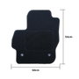 OCC Design Alfombrillas a Medida Mazda 3 (2009-2013) 5 Piezas