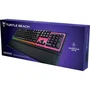 Turtle Beach Teclado para Juegos TUR0731855210206 Membrana RGB Negro, Teclas Silenciosas