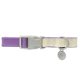 Nayeco Collar Mac Leather Cotton Lila 10mm x 20-33cm