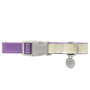 Nayeco Collar Mac Leather Cotton Lila 10mm x 20-33cm