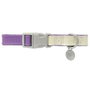 Nayeco Collar Mac Leather Cotton Lila Ajustable 20-30 cm X 1 cm