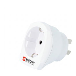 SKROSS Adaptador de Viaje Europa a Australia/China 1.500209-E Tipo I - Blanco