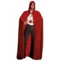 My Other Me Capa con Capucha de Terciopelo Roja Adulto Talla L