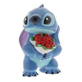 Enesco Figura Disney Lilo & Stitch de Resina, Hecha y Pintada a Mano, 6 cm de Altura, Figura Coleccionable de Stitch