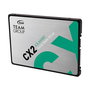 Team Group CX2 SSD Interno SATA III de 256 GB, 2.5 Pulgadas, 520 MB/s Lectura, 430 MB/s Escritura, 3D NAND