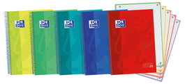 OXFORD Pack de 5 cuadernos espiral Europeanbook5 Touch A4+ cuadrícula 5x5