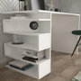 Hanah Home Mesa de estudio Snake - White, Escandinavo, Blanco