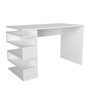 Hanah Home Mesa de estudio Snake - White, Escandinavo, Blanco