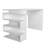 Hanah Home Mesa de estudio Snake - White, Escandinavo, Blanco