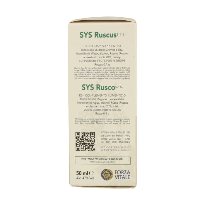 Forza Vitale Sys Rusco 50 ml Forza Vitale Sys Rusco 50 ml