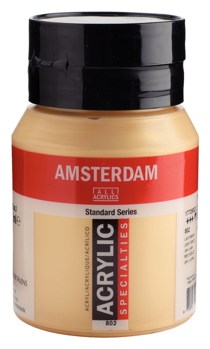 Amsterdam Standard Series Pintura Acrílica Oro Claro 802 500 ml Amsterdam Standard Series Pintura Acrílica Oro Claro 802 500 ml