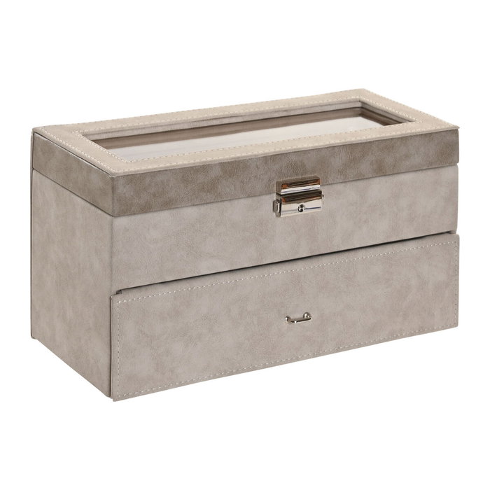 DKD Home Decor Joyero Croco Gris