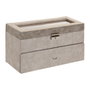 DKD Home Decor Joyero Croco Gris