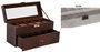 DKD Home Decor Joyero Croco Gris