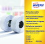 AVERY-DENNISON Etiquetas de Precios Adhesivo Permanente 26x12 mm Blanco Rollo 1.500 uds.