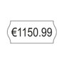 AVERY-DENNISON Etiquetas de Precios Adhesivo Permanente 26x12 mm Blanco Rollo 1.500 uds.