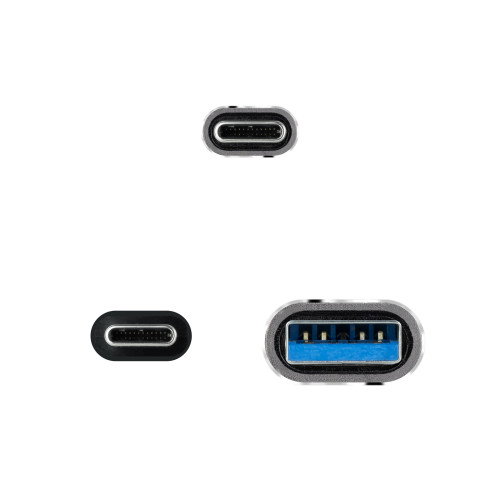 Nanocable Cable USB 3.2 Gen2x2 20Gbps 100W 3m Gris/Negro Nanocable Cable USB 3.2 Gen2x2 20Gbps 100W 3m Gris/Negro