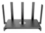 Ruijie Networks RG-EW3000GX Pro Router WiFi 6 Mesh, 2402 Mbps 5GHz, 4x Gigabit LAN, Dual WAN, 5 Antenas, Negro
