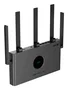 Ruijie Networks RG-EW3000GX Pro Router WiFi 6 Mesh, 2402 Mbps 5GHz, 4x Gigabit LAN, Dual WAN, 5 Antenas, Negro