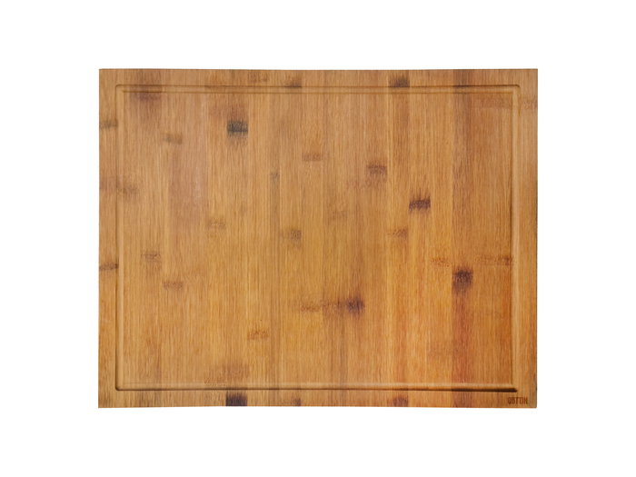 Inde Tabla Cortar Bambú Dark Borde 45.6 cm x 35.6 cm (12 Unidades)