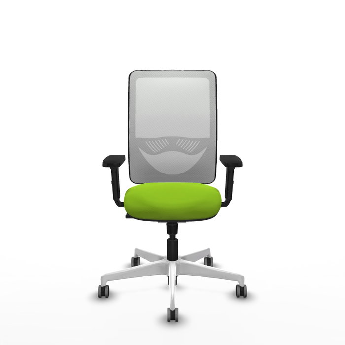 PIQUERAS Y CRESPO Silla de oficina Zulema Sincro Pistacho y Blanco PIQUERAS Y CRESPO Silla de oficina Zulema Sincro Pistacho y Blanco