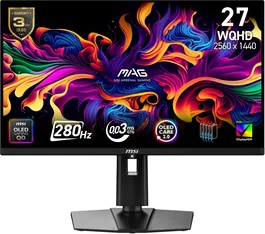 MSI MAG 271QP QD-OLED X28 Monitor Gaming 26,5 pulg WQHD 280Hz 0,03ms Negro