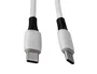 Q-connect Cable USB-C a USB-C PVC 3m Blanco