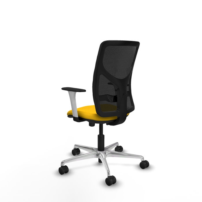 PIQUERAS Y CRESPO Silla de oficina Motilla con mecanismo Sincro/Traslack Amarillo y Negro PIQUERAS Y CRESPO Silla de oficina Motilla con mecanismo Sincro/Traslack Amarillo y Negro