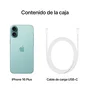 Apple MXY53QL/A iPhone 16 Plus 256GB Verde Azulado Pantalla 6.7" 5G