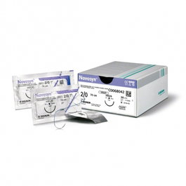 B. Braun Novosyn Violet Hilo Quirúrgico 4-0 HR22 70 cm - Paquete de 12 Unidades