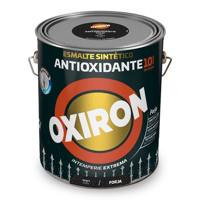 Oxiron Esmalte sintético metálico antioxidante negro forja 4 l Oxiron Esmalte sintético metálico antioxidante negro forja 4 l
