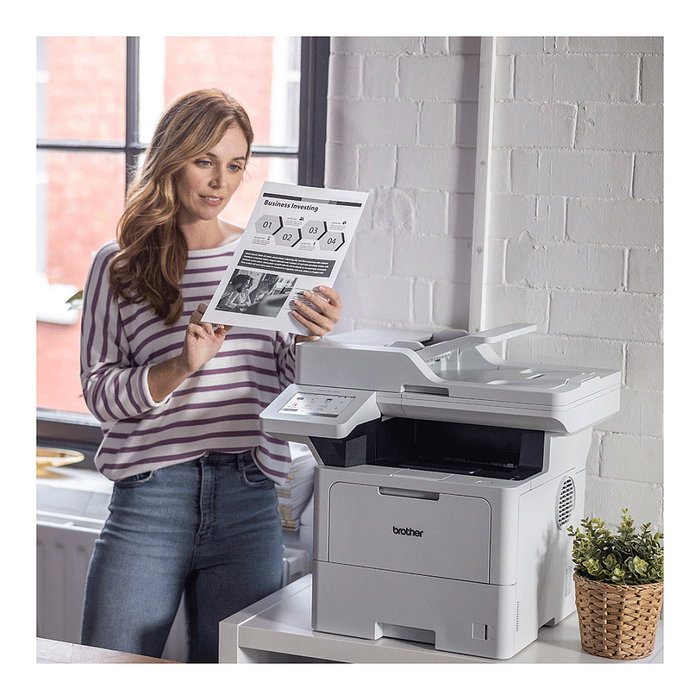 Brother MFC-L6710DW Impresora Multifunción Láser Monocromo Blanco Brother MFC-L6710DW Impresora Multifunción Láser Monocromo Blanco