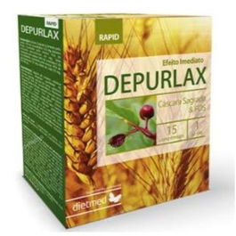 DIETMED Depurlax 15 Comp. Suplemento Cáscara Sagrada y FOS para Limpieza Intestinal