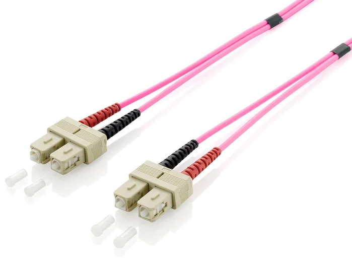 Equip Cable de fibra óptica OM4 multimodo SC/SC 2 m Violeta Equip Cable de fibra óptica OM4 multimodo SC/SC 2 m Violeta