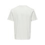 Camiseta de Manga Corta Hombre Only & Sons Onskolton Reg Beach Blanco